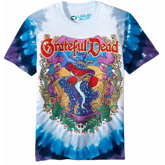 Grateful Dead Terrapin Moon Original 2000 rock Liquid Blue rock T-Shirt L NWT - Picture 3 of 7